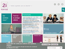 Tablet Screenshot of 2iportage.com